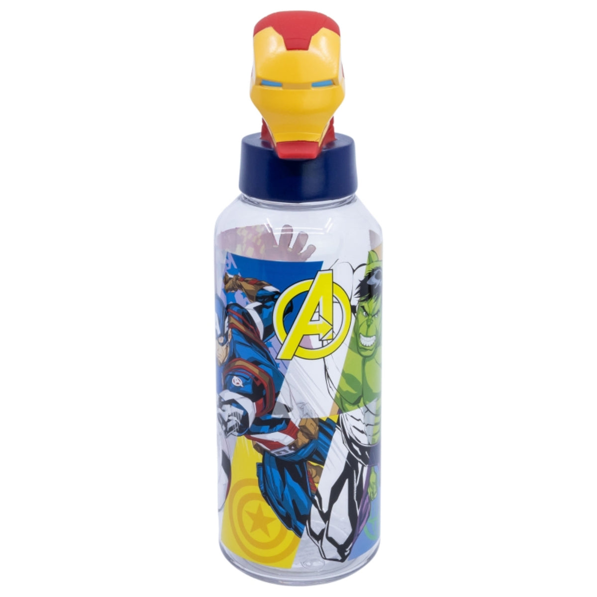 Avengers Iron Man Trinkflasche 3D Ecozen Flasche für Kinder 560 ml