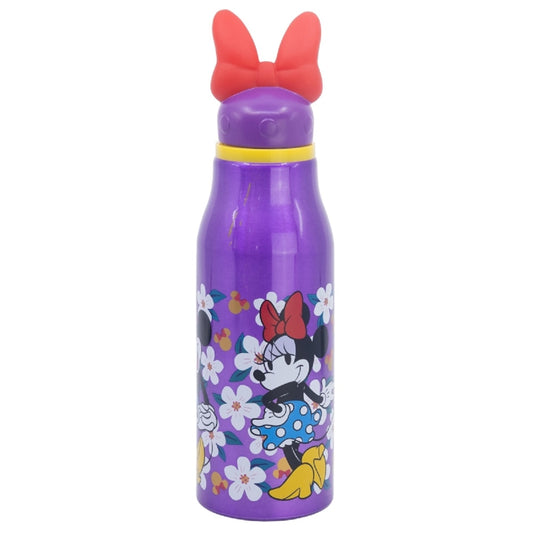 Disney Minnie Trinkflasche Aluminium, 690 ml, mit Sicherheitsverschluss