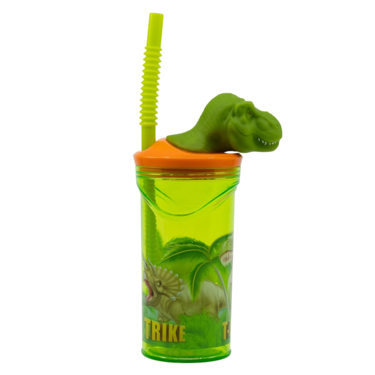 Dinosaur Trinkbecher – 3D Kinderbecher & Strohhalmbecher 360 ml
