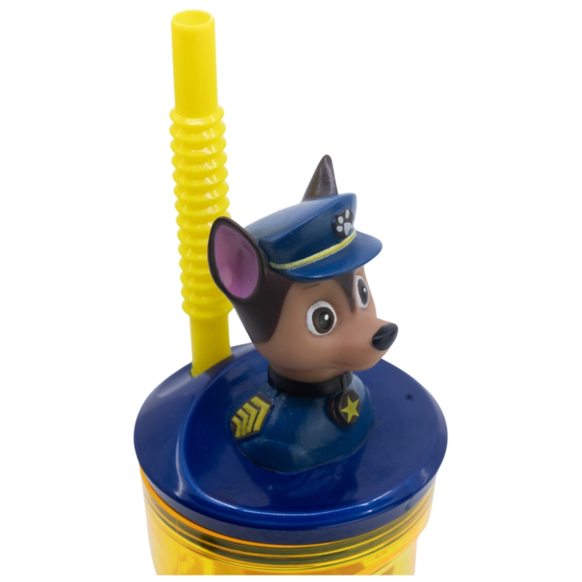 Paw Patrol Becher 3D Kindertrinkbecher 360 ml mit Strohhalm & Figurdeckel