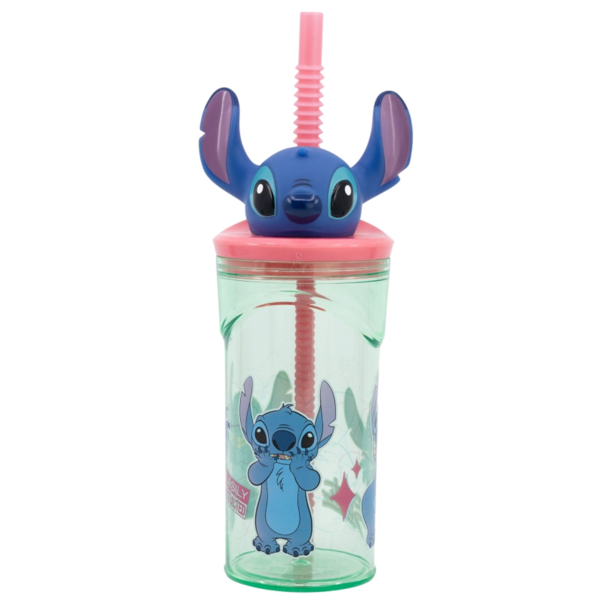Lilo & Stitch Trinkbecher 3D Kinderbecher & Strohhalmbecher 360 ml