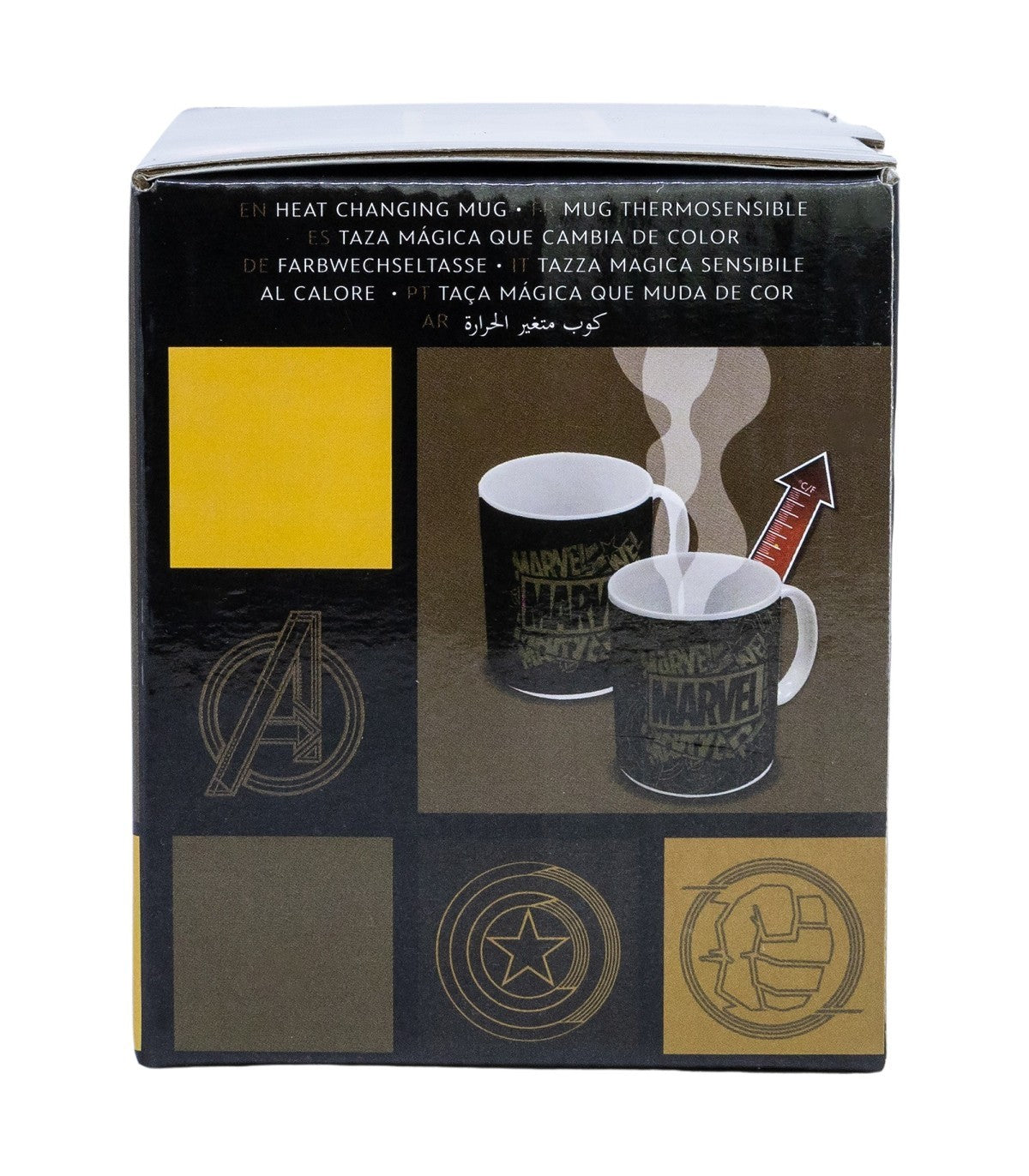 Avengers Marvel Farbwechsel Tasse 325 ml mit Geschenkbox