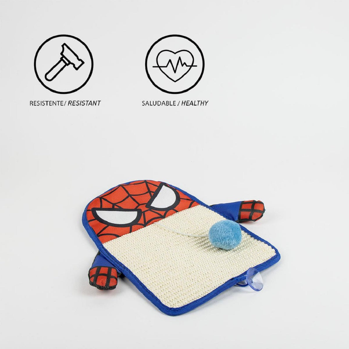Spiderman Kompakte Katzen-Kratzwand – Platzsparend & ideal zur Wandmontage