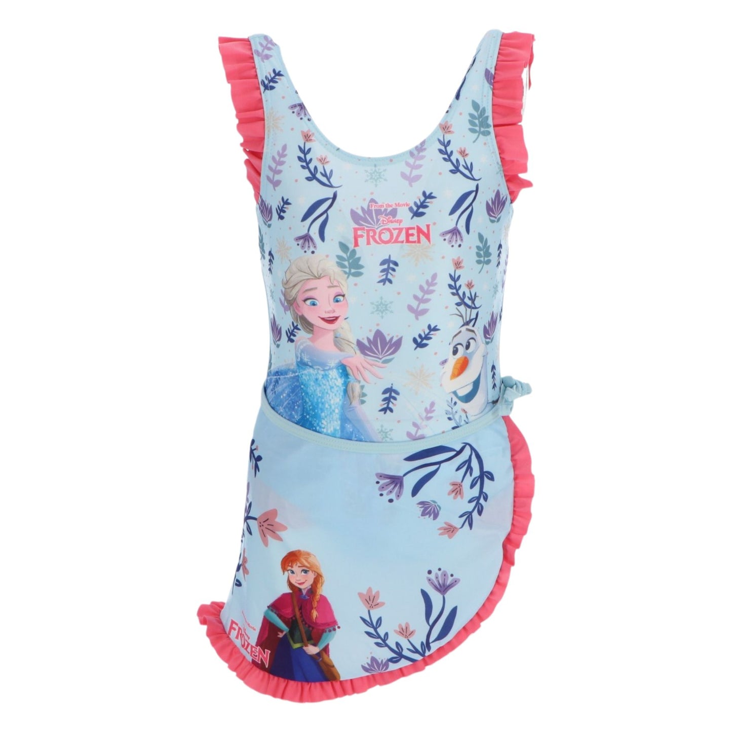 Disney Frozen Kinder Badeanzug mit Sarong Badebekleidung