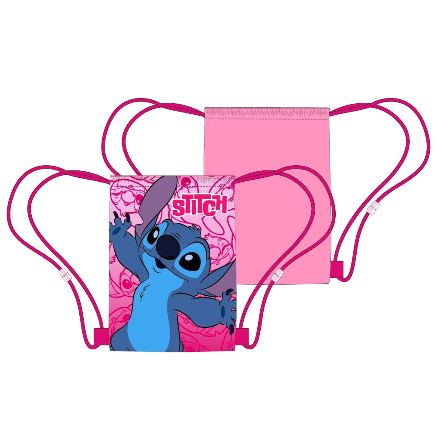 Lilo & Stitch Leichter Sportbeutel 45x34,5 cm Turnbeutel für Kinder