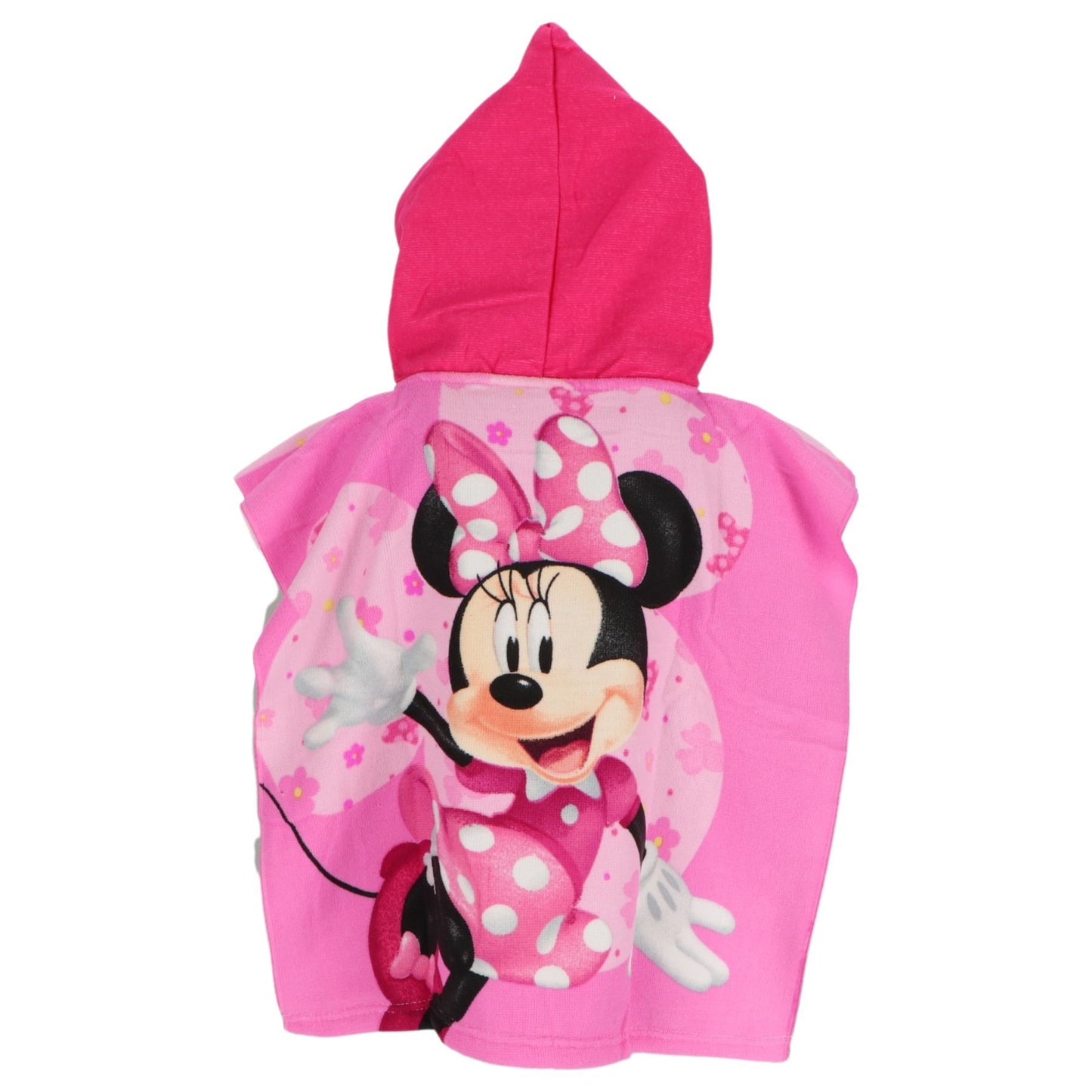 Disney Minnie Mouse Mikrofaser Poncho für Kinder – 100x55 cm OneSize