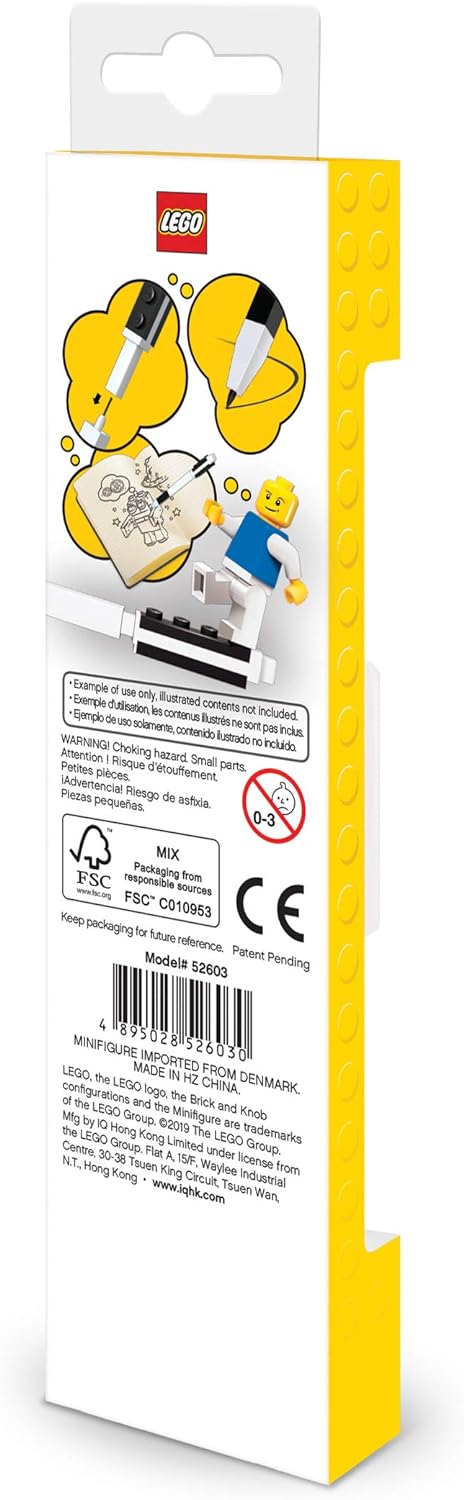 IQ LEGO Stationery Pen Pal – LEGO Druckbleistift und klassische Minifigur