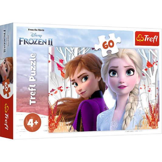 Frozen Puzzle für Kinder 60 Teile Magische Szenen aus Arendelle