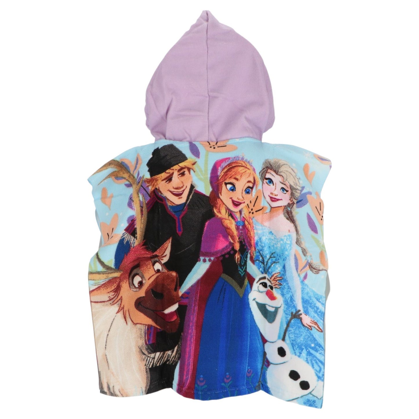 Frozen Mikrofaser Poncho für Kinder – 100x55 cm OneSize