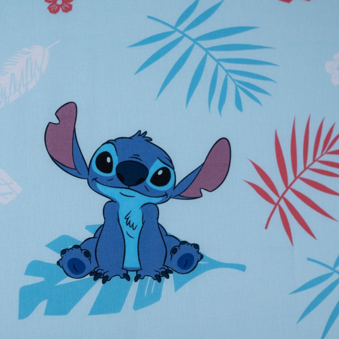 Lilo & Stitch Bettlaken 90x200 cm – Atmungsaktives Spannbetttuch aus Baumwolle