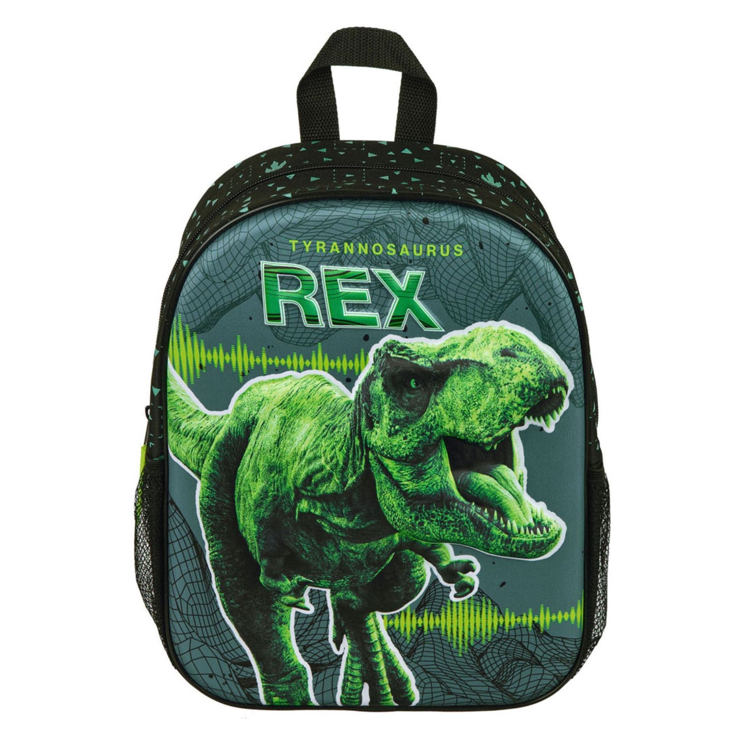 Jurassic World 3D Kinder Rucksack – Schultasche mit großem Hauptfach und Reißverschluss
