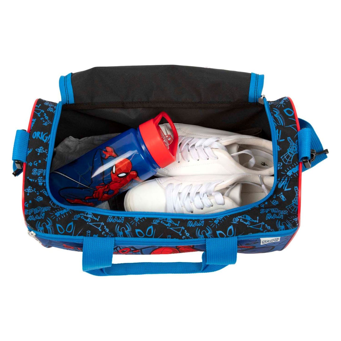 Spiderman Sporttasche für Kinder Robuste Tasche für Turnen, Schwimmen und Ausflüge
