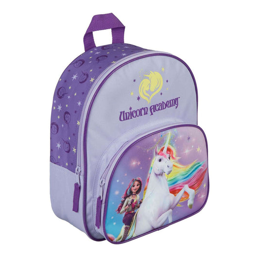 Unicorn Academy Rucksack für Mädchen farbenfroher Kinder Backpack