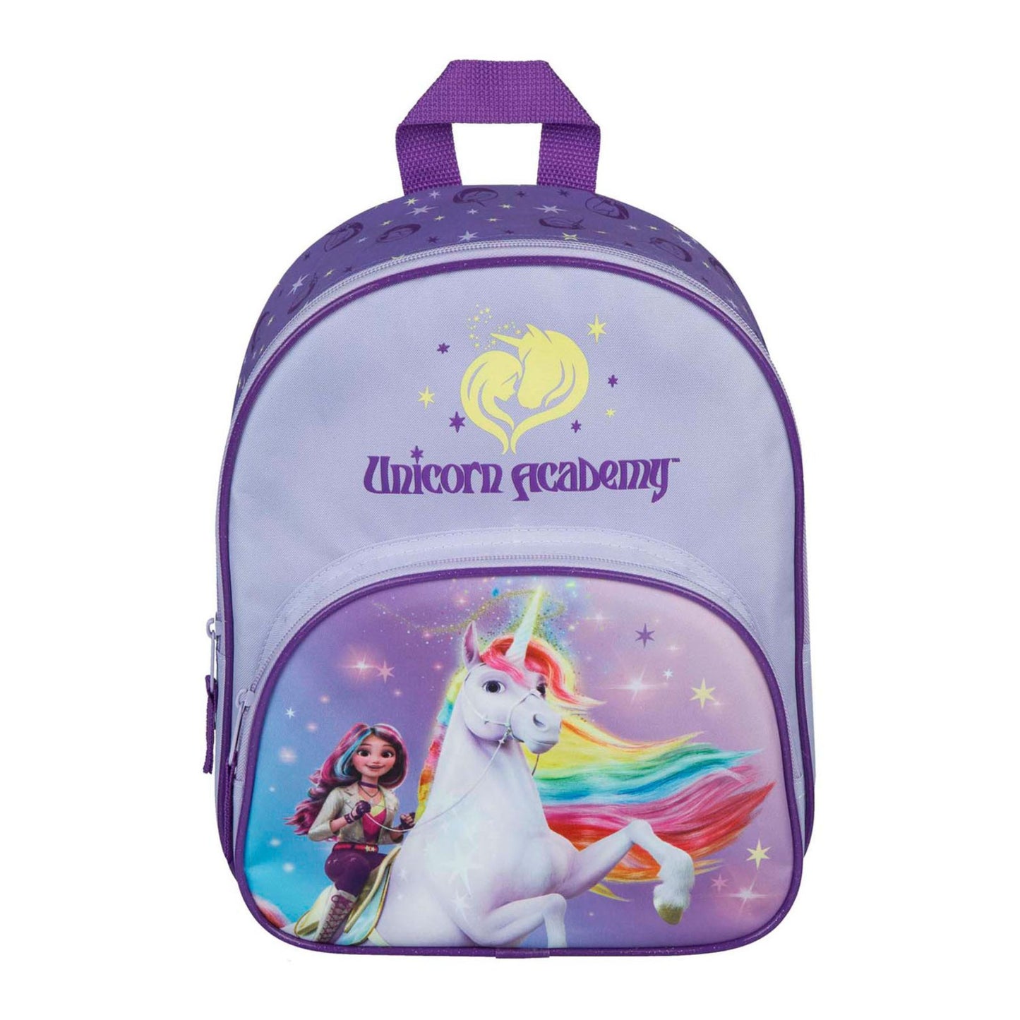 Unicorn Academy Rucksack für Mädchen farbenfroher Kinder Backpack