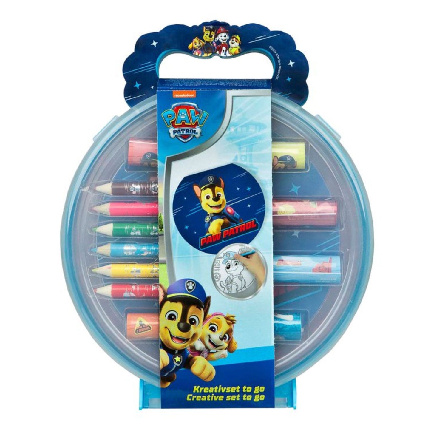 Paw Patrol Färbeset für Kinder für kreatives Malen und Basteln 16.5 × 3.8 × 20 cm