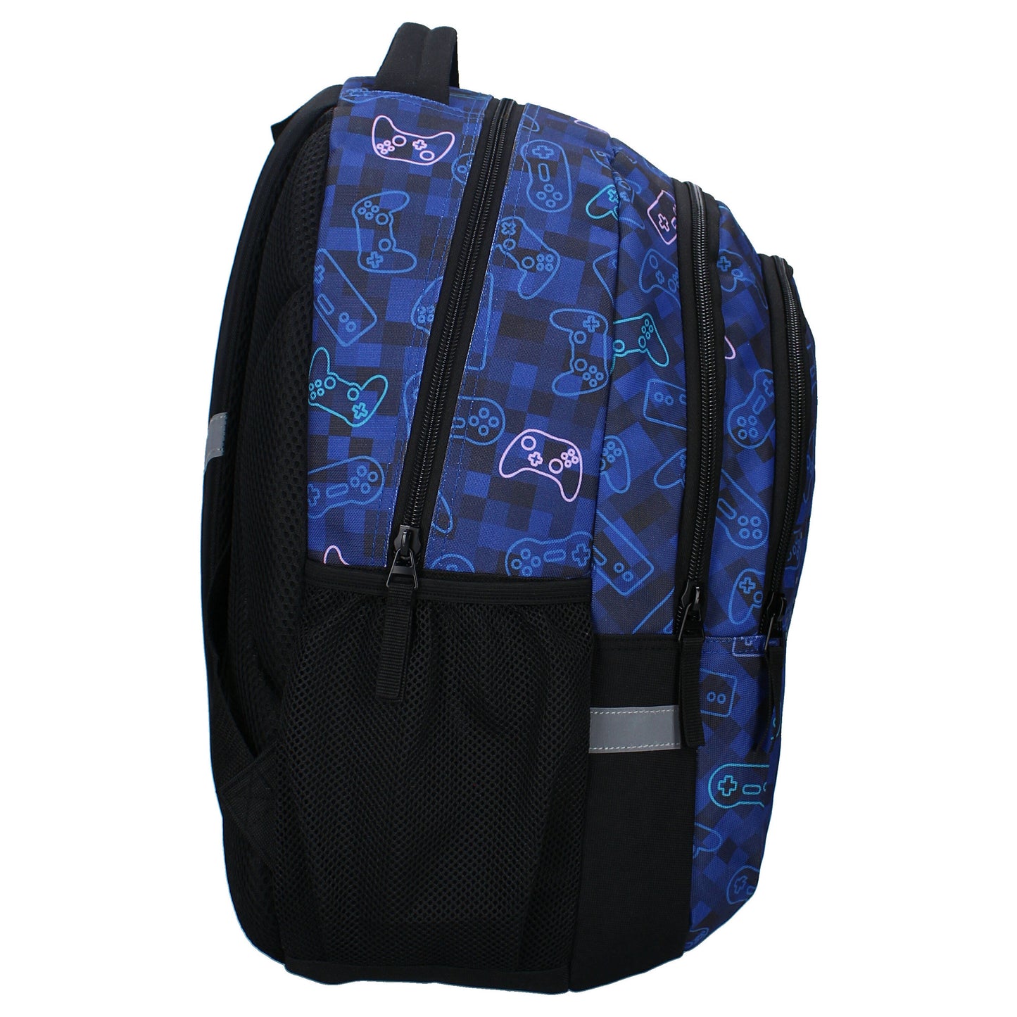 Skooter Schulrucksack Jungen – Gamer Rucksack mit Game-Motiv & 2 Fronttaschen