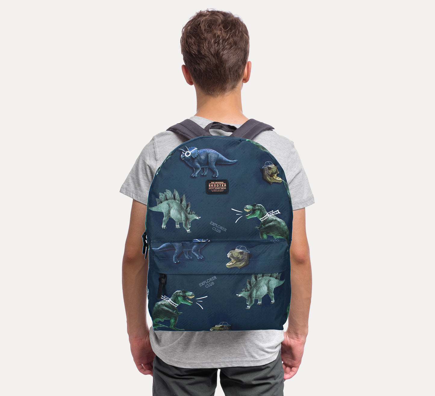 Skooter Dino Kinderrucksack – Verstärkt & mit gepolsterten Gurten Perfekt für Schule