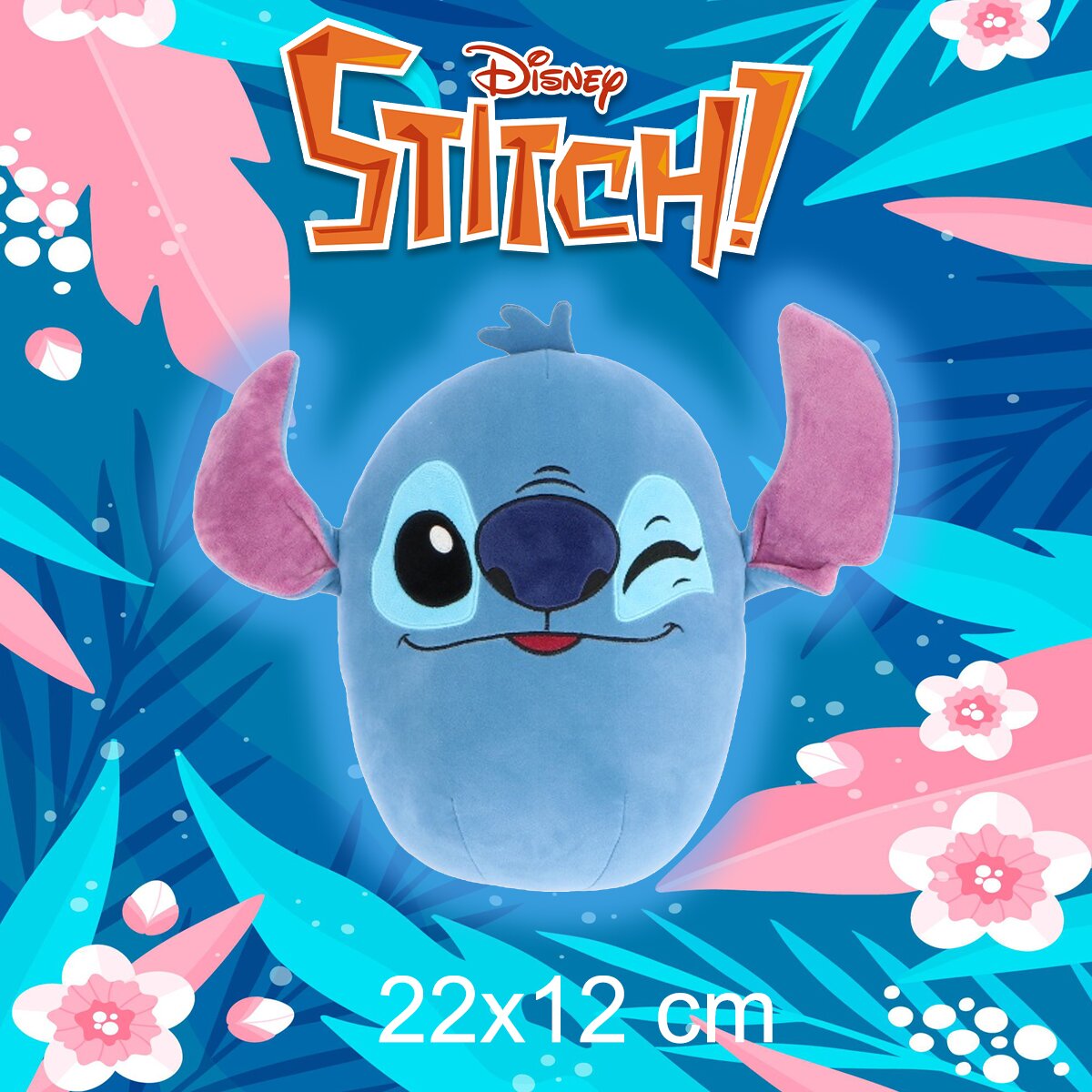 Disney Stitch Eggy Pillow 22 cm großes Plüschkissen Kuschelkissen