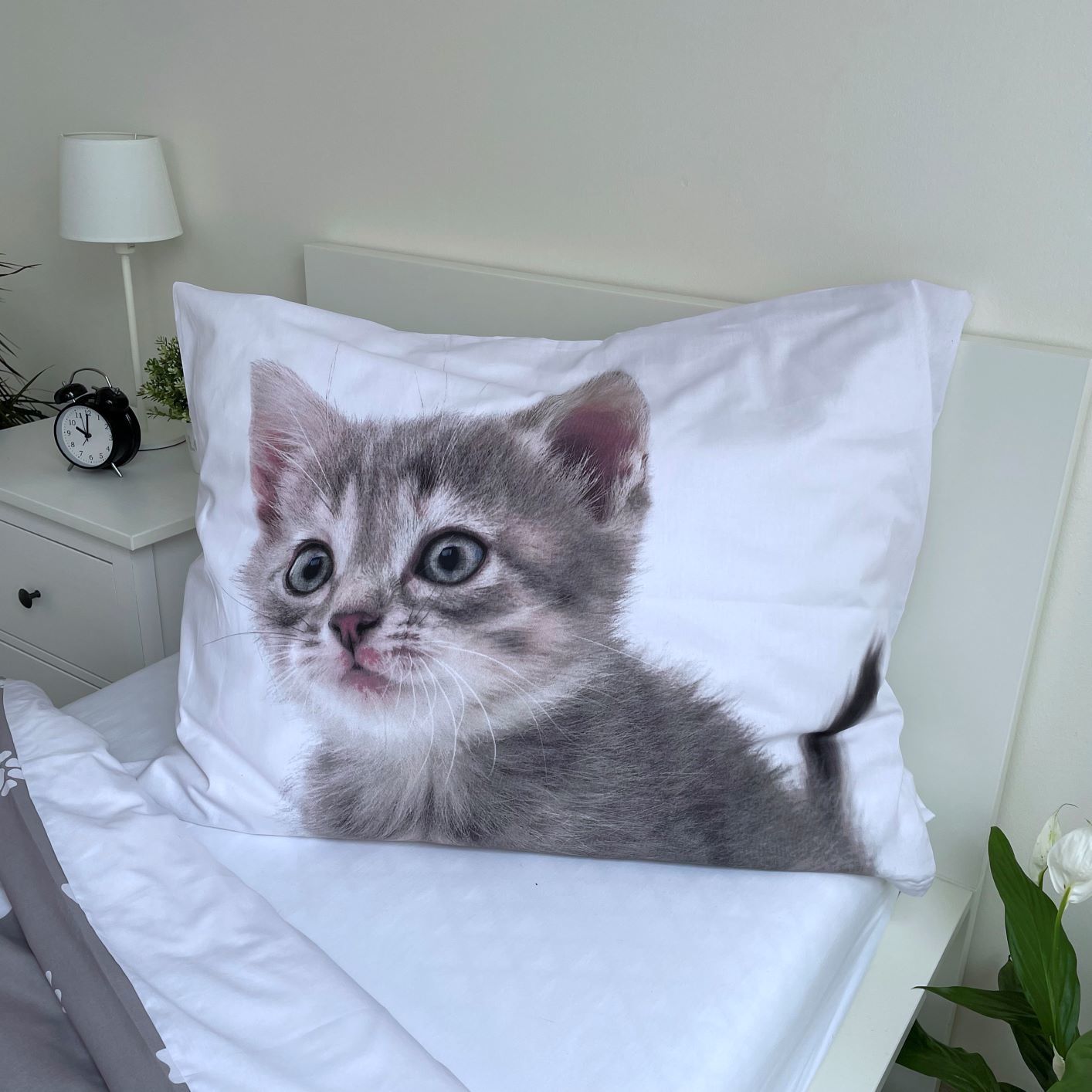 Kitten Design Kuschelige Bettwäsche Baumwolle, 140x200 cm & 70x90 cm