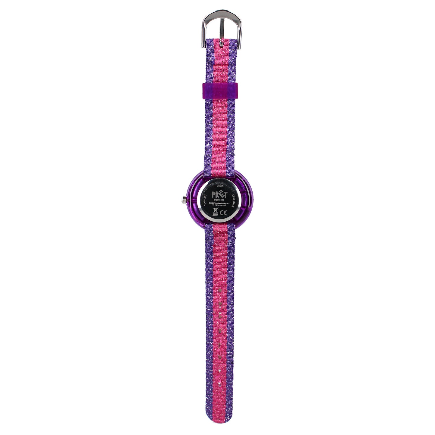 Prêt Kids Time! Kinderuhr – Einhorn-Design, Glitzer-Armband & verstellbarer Verschluss