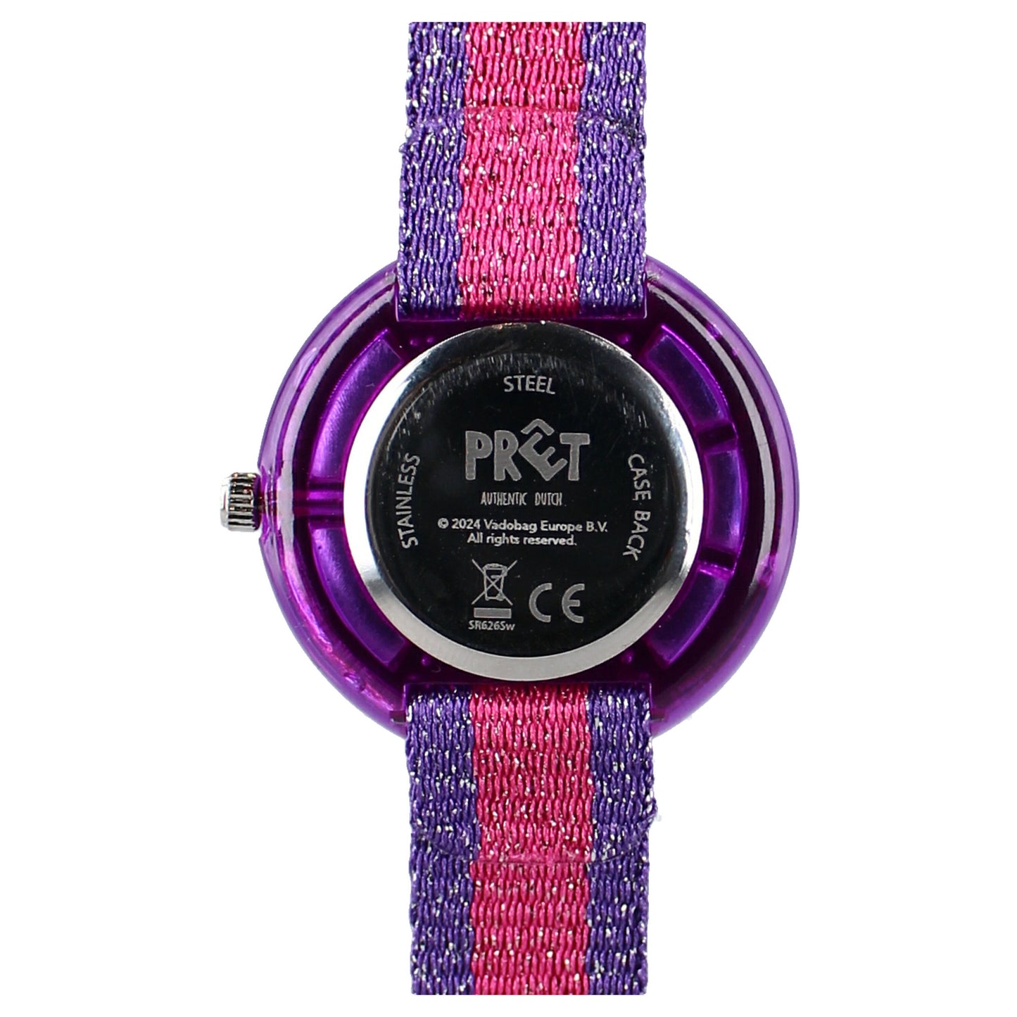 Prêt Kids Time! Kinderuhr – Einhorn-Design, Glitzer-Armband & verstellbarer Verschluss