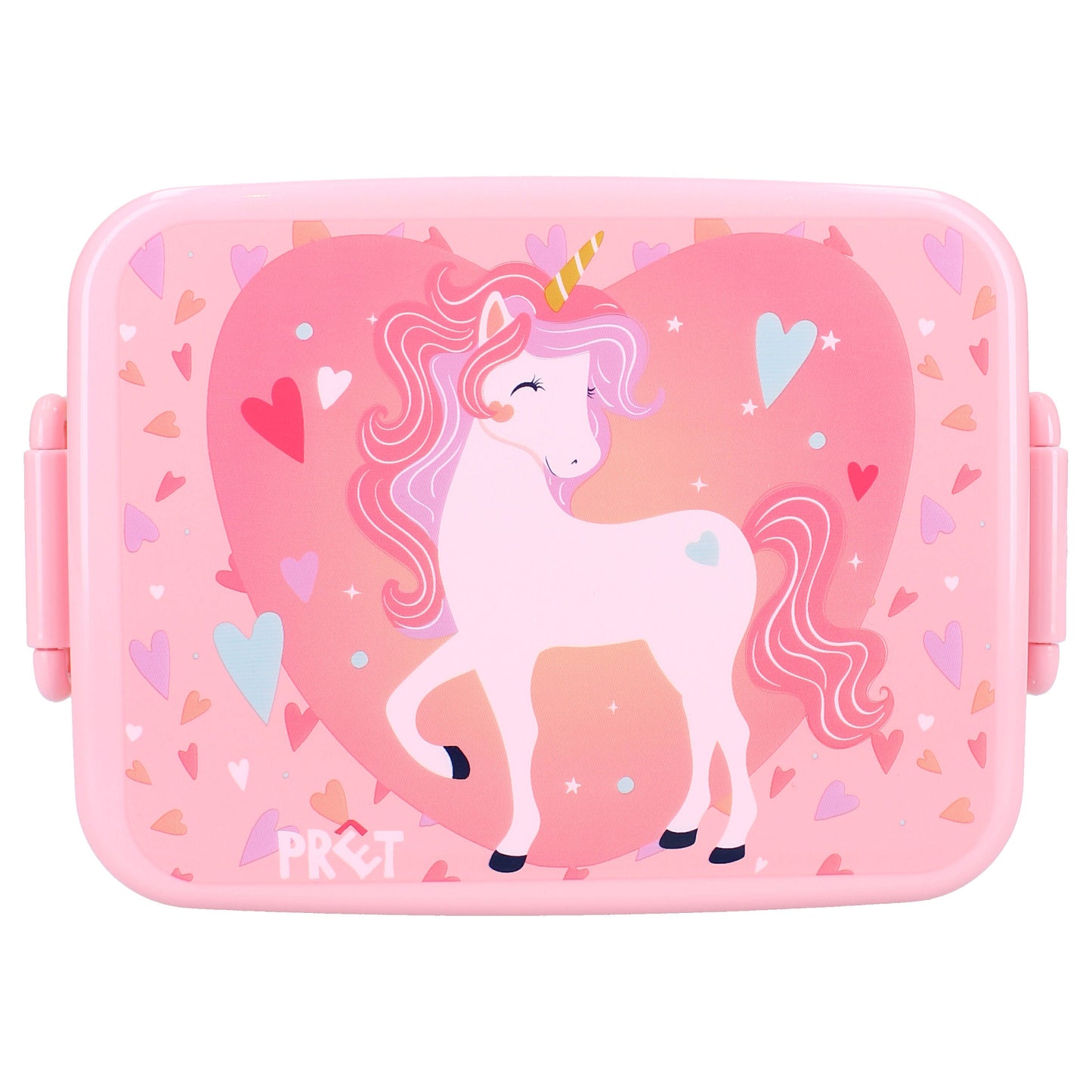 Prêt Lunch Bunch Brotdose 16x13x5 cm Einhorn-Design