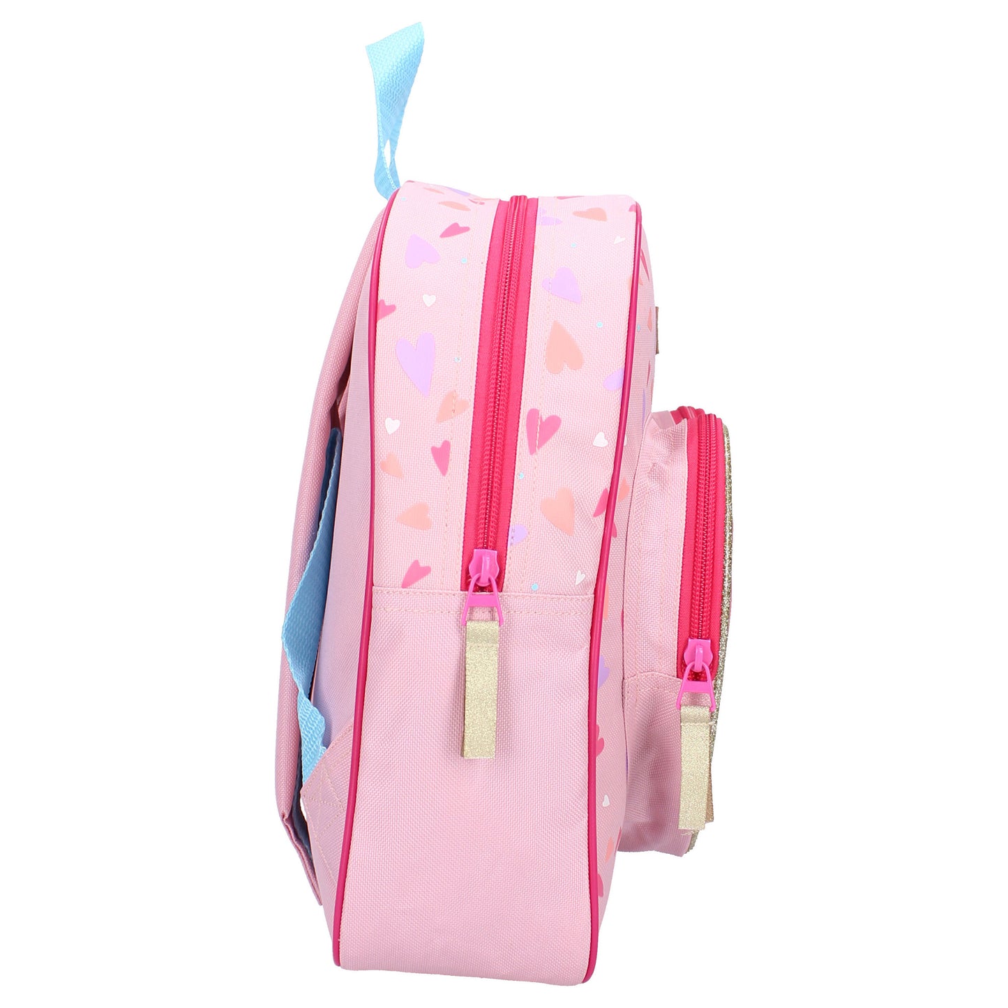 Prêt Rucksack Kinder – Happy Go Lucky Einhorn Rucksack Rosa mit Herzfach