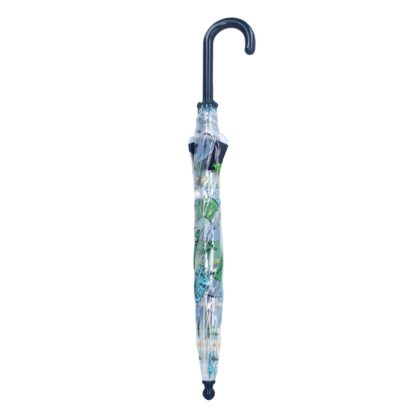 Prêt Kinder-Regenschirm ⌀ 71 cm Dino-Design, blau & durchsichtig