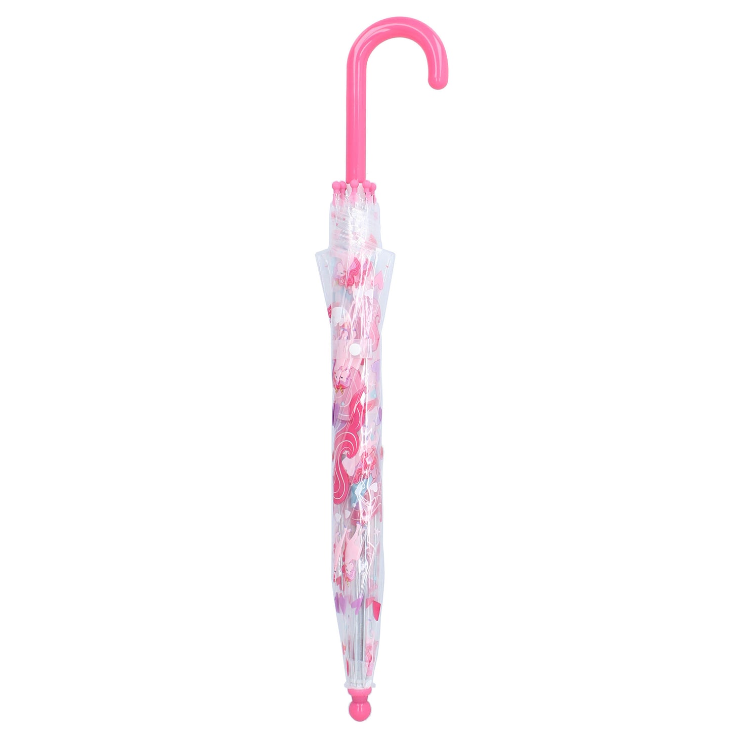 Prêt Kinder-Regenschirm ⌀ 71 cm Einhorn-Design, transparent & handlich