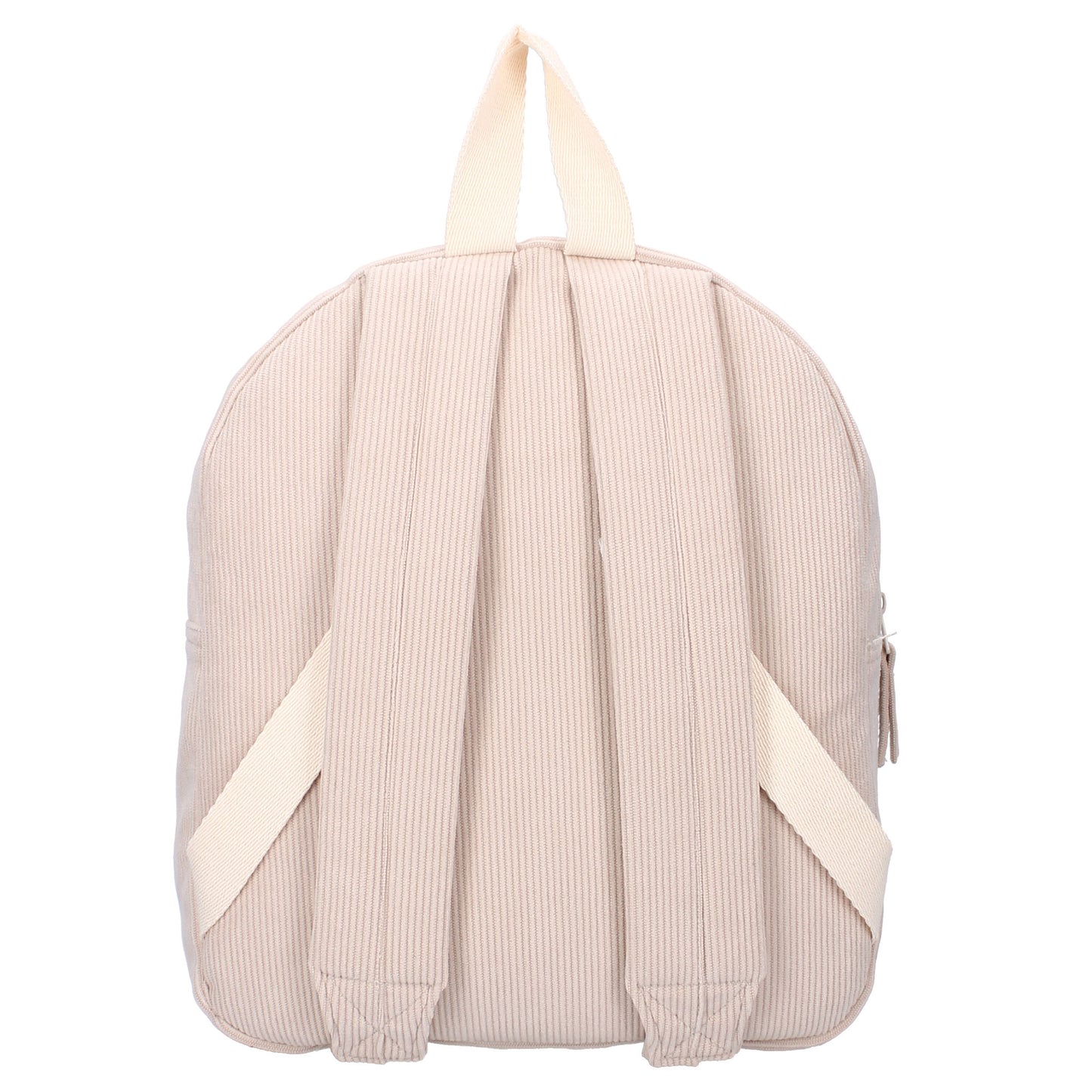 Prêt Rucksack Ridge And Row – Beiger Kinder Rucksack aus Rippstoff 31x26x9 cm