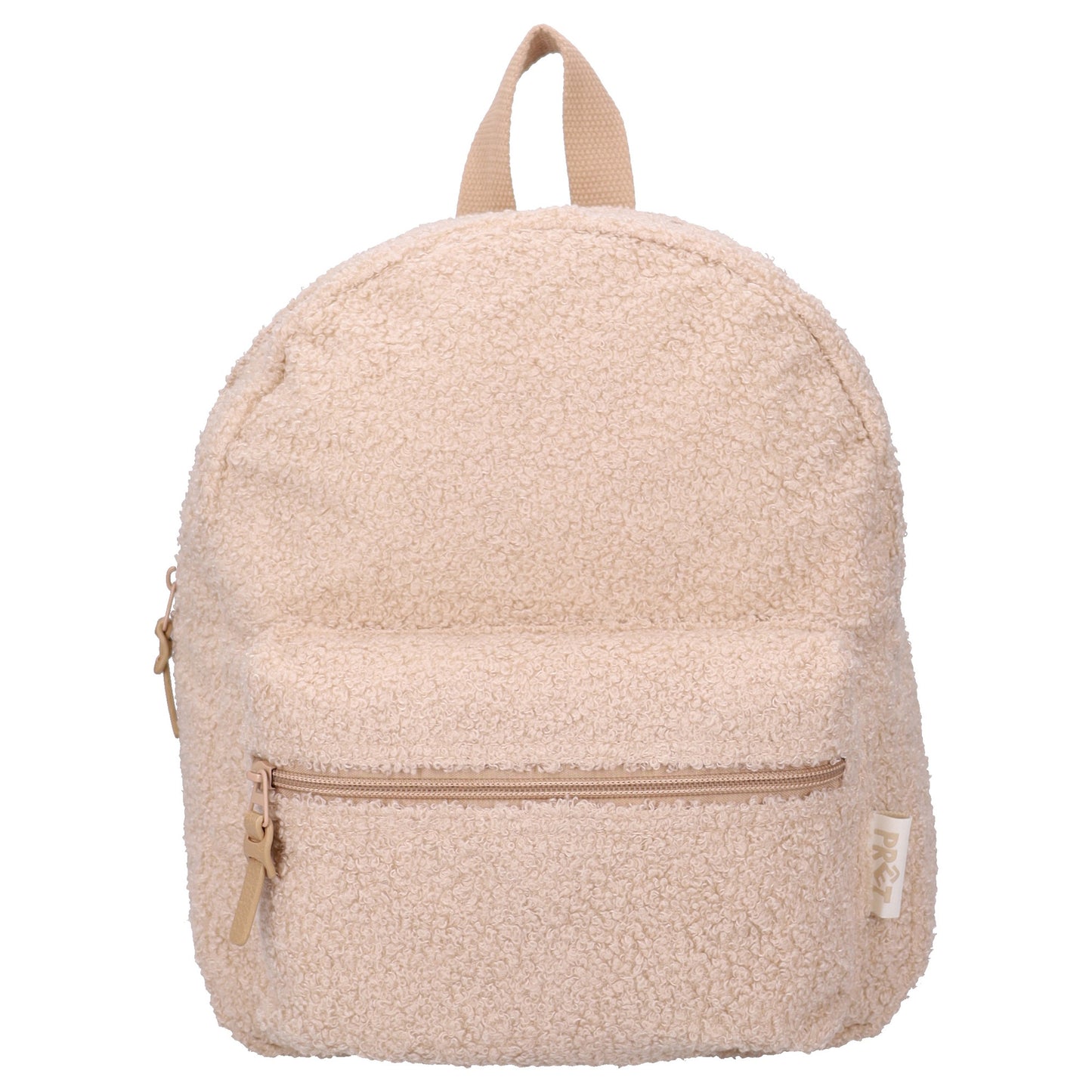 Prêt Rucksack Ridge And Row – Beiger Kinder Rucksack aus Rippstoff 31x26x9 cm