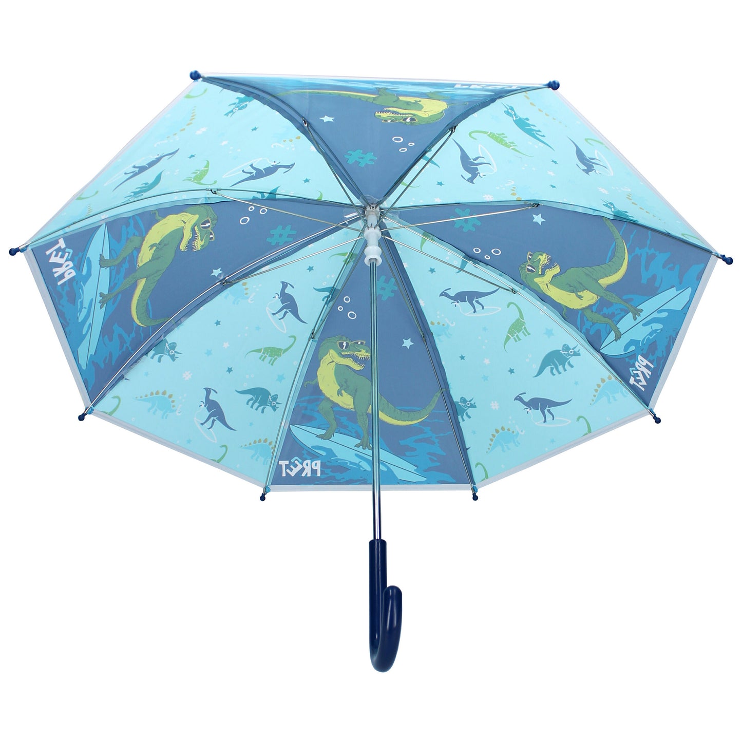 Prêt Regenschirm Kinder – Rainbows & Daydreams Dino-Schirm Blau
