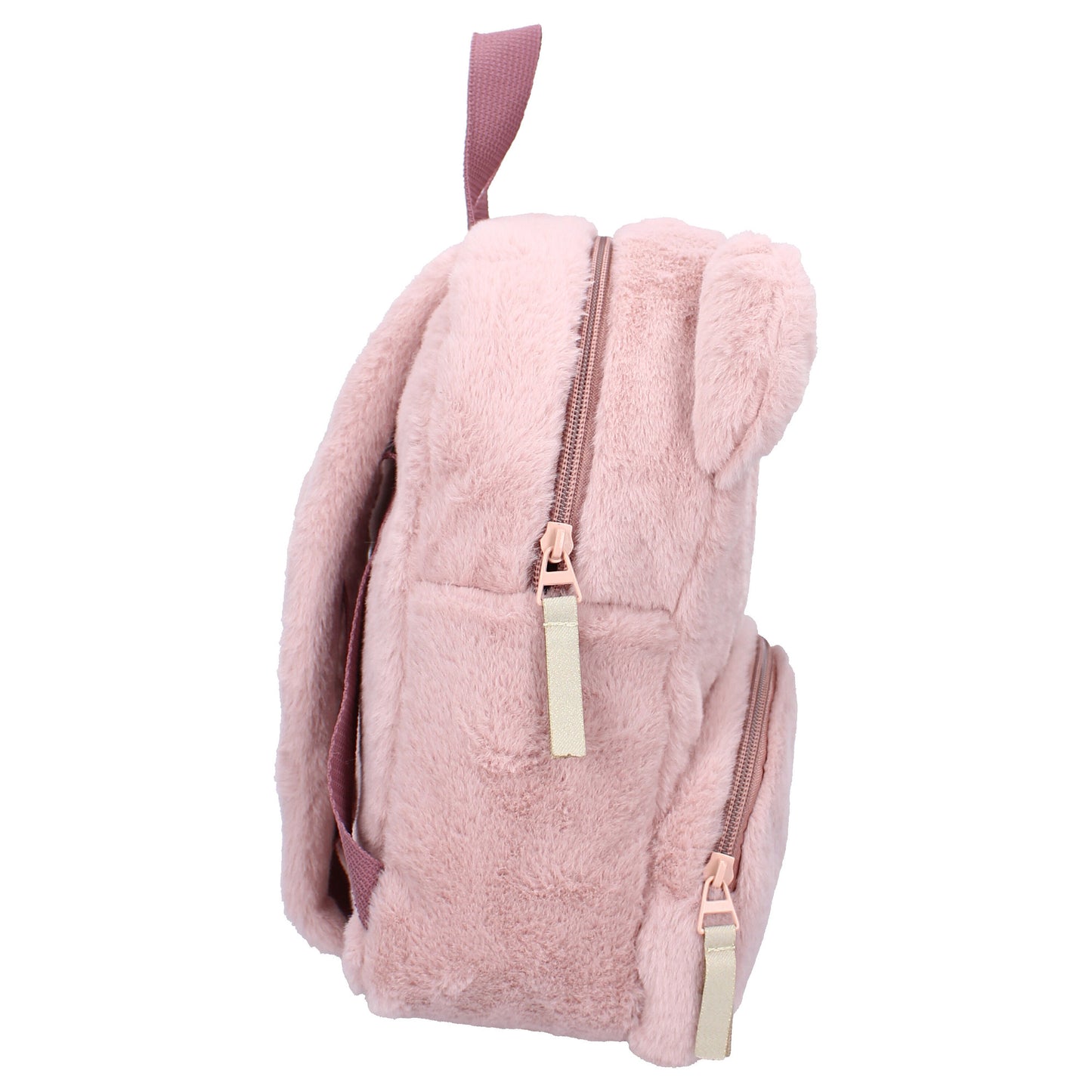 Prêt Rucksack Kinder The Adorables Katzengesicht Rosa Plüschrucksack