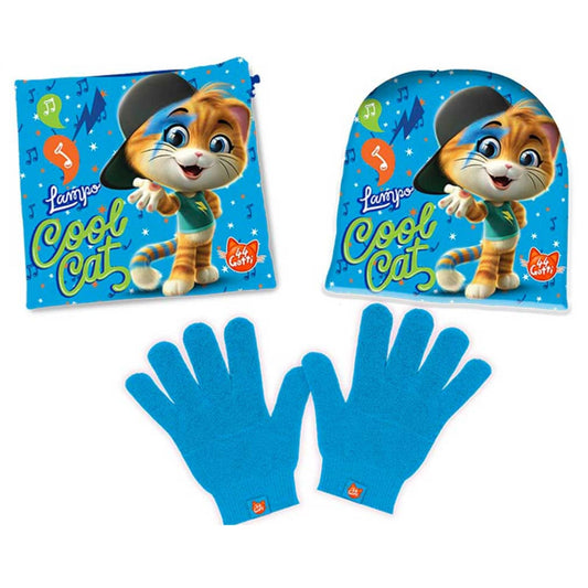 44 Cats Winterset für Kinder – Mütze, Schal und Handschuhe im beliebten Design