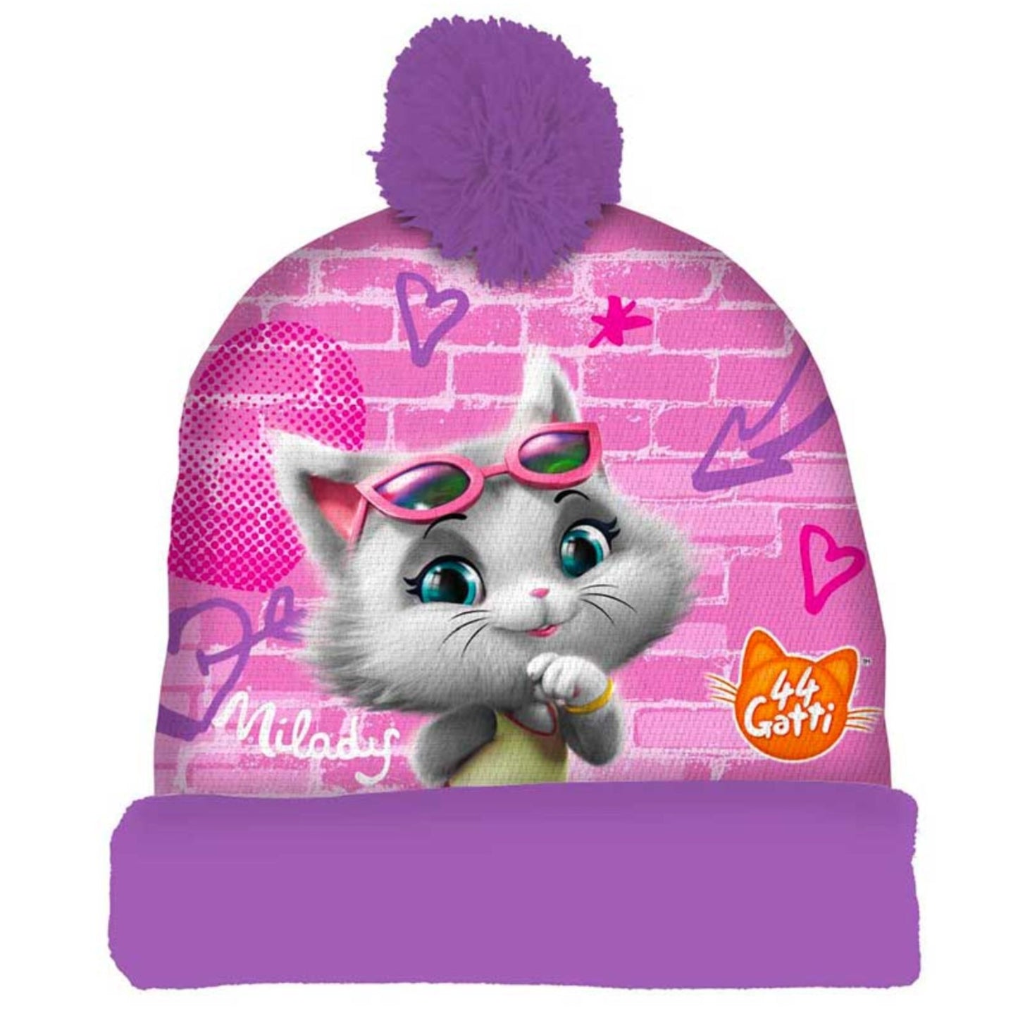44 Cats Mütze Kuschelige Mütze für kalte Tage