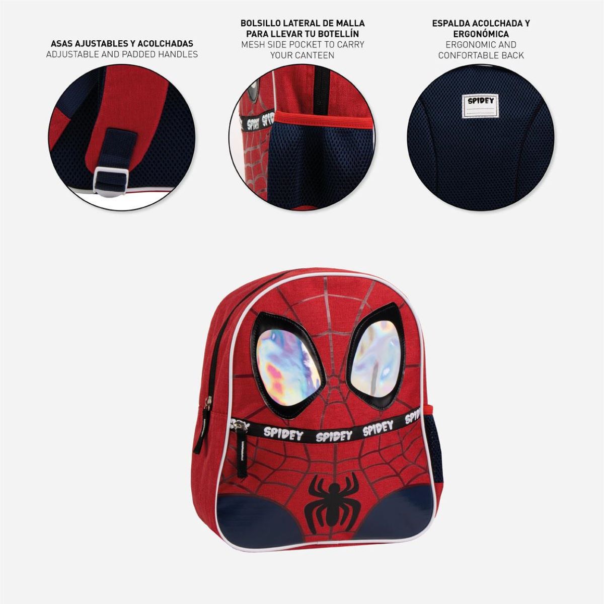 Spiderman Freizeittasche Rucksack Kinderrucksack Mit süßem Design & praktischen Fächern