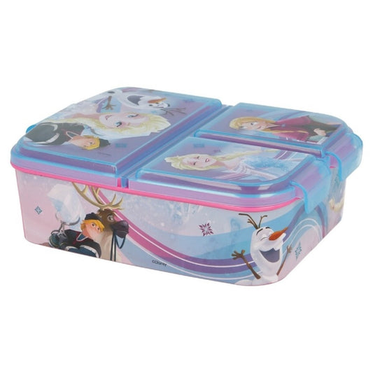 Disney Frozen Kinder Brotdose – Lunchbox mit 3 Fächern & tollem Design