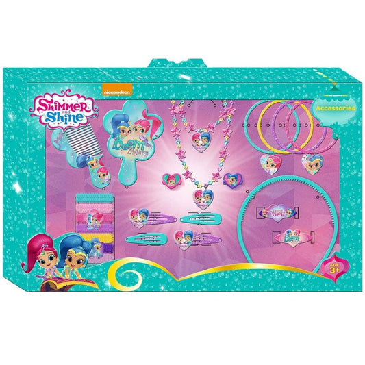 Shimmer and Shine Schmuckset Kreatives Set für Haarstyling und Schmuck Design 25 stück