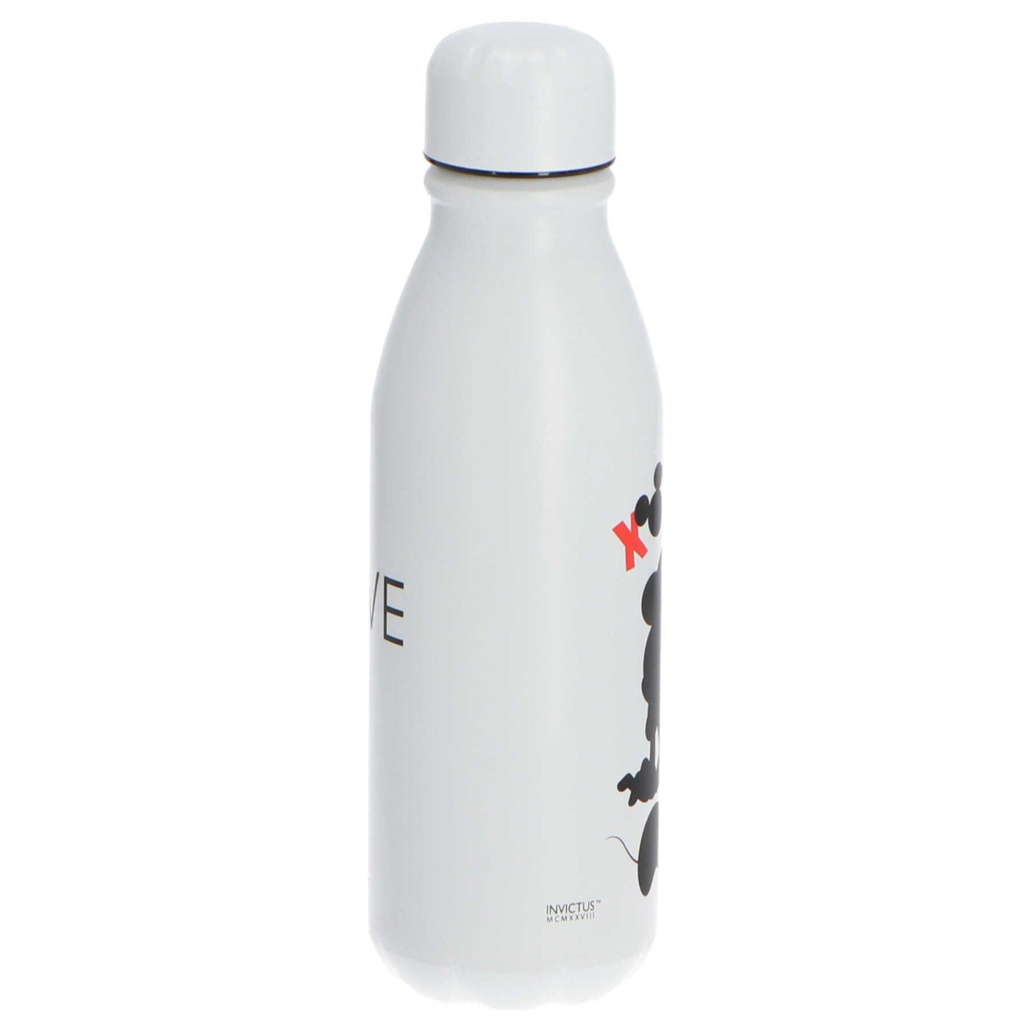 Minnie Mouse Trinkflasche Behälter für Getränke aus Aluminium 600 ml Volumen in Weiß