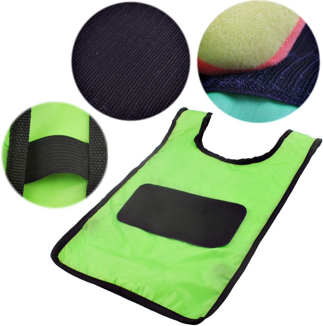2er-Pack Selbstklebende Handschuhe, Zielweste und Wurfbälle mit Zwei Bumerang-Fliegeringen - Innen- und Außen -Spiel für Kinder und Erwachsene