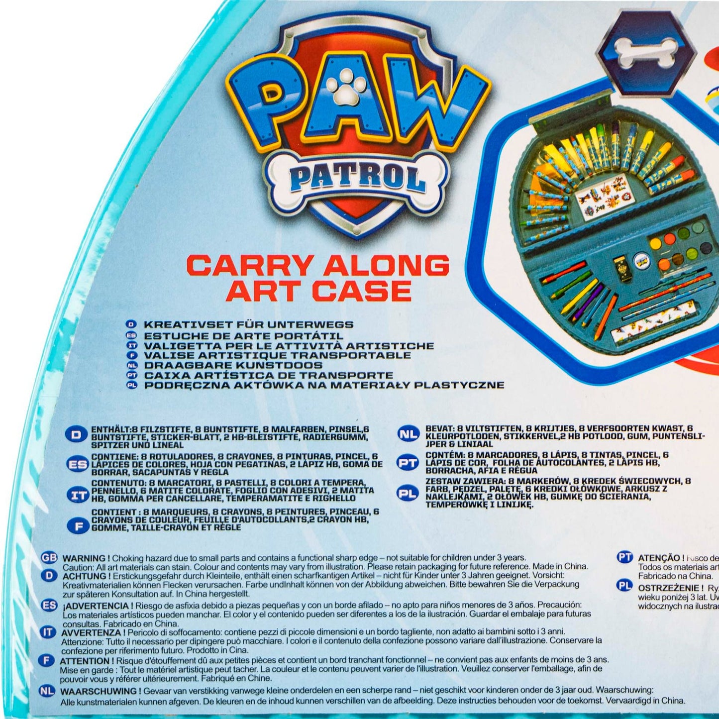 Paw Patrol Kunst-Set – Mal- und Zeichenkoffer Kreativset für Kinder