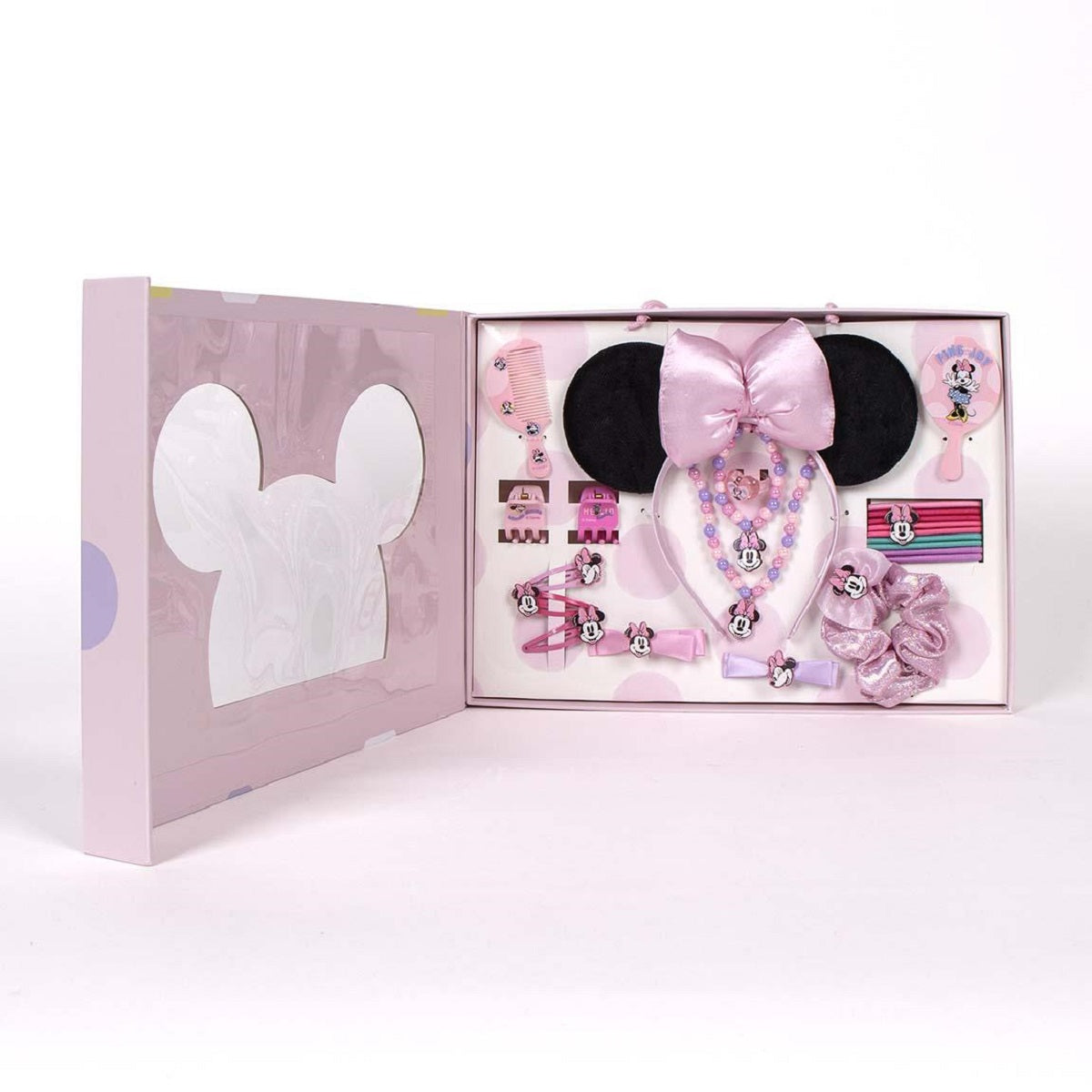 Disney Minnie Mouse Beauty Set für Kinder – Kamm, Haargummi & mehr
