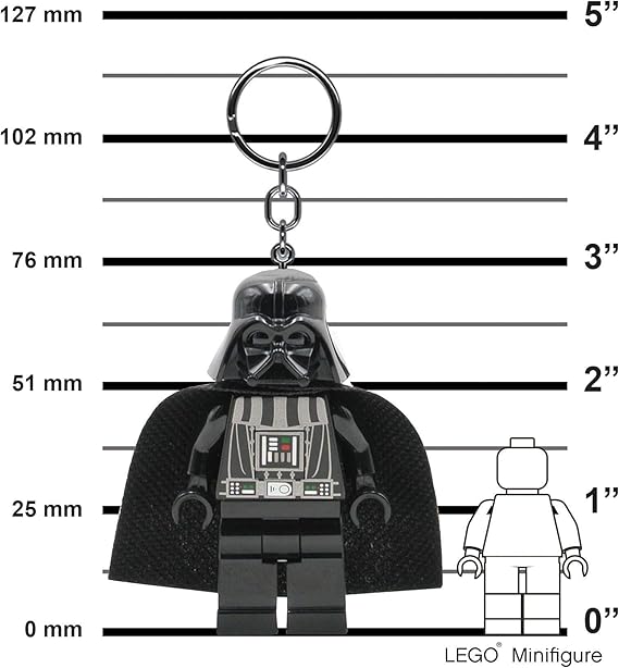 IQ Lego Star Wars Schlüsselanhänger mit LED-Taschenlampe Spielzeuggeschenke für Kinder