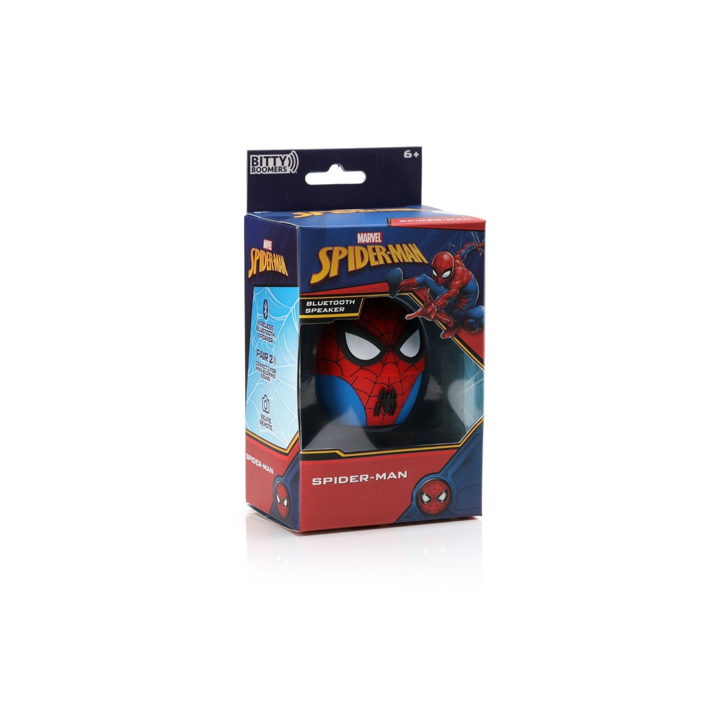 Bitty Boomers Spiderman – Kompakter Mini Bluetooth-Lautsprecher für unterwegs