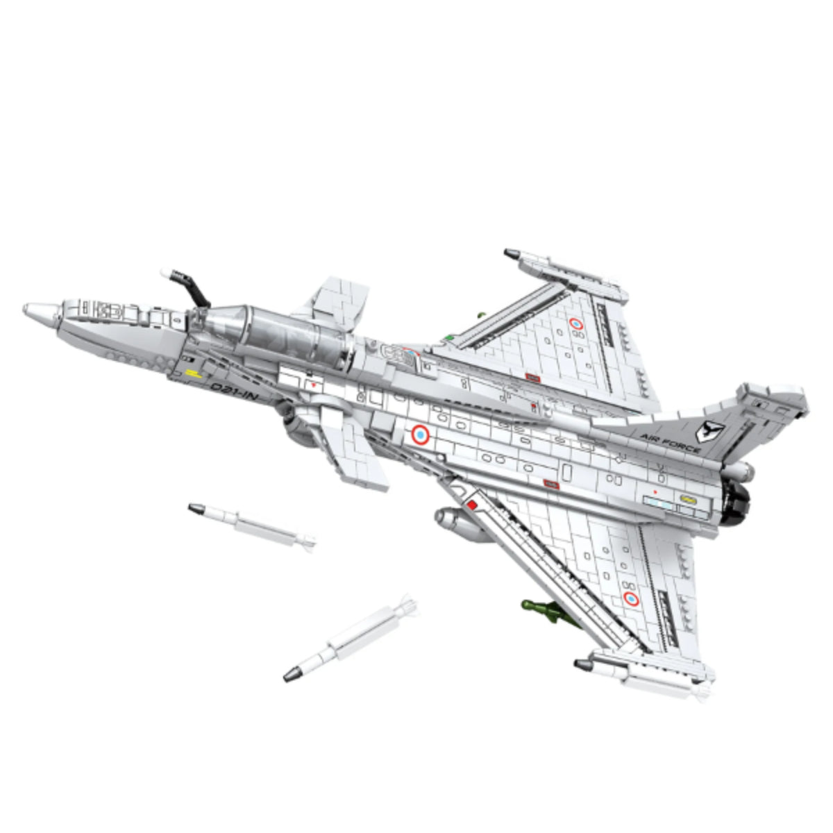 Reobrix 33035 Kampfjet Klemmbaustein Flugzeug 2099 Teile ab 14