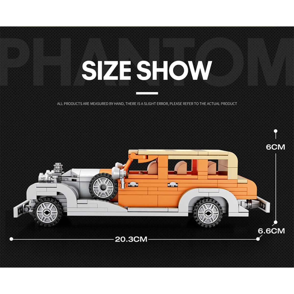 Reobrix 810 Limousine 1:24 Klemmbaustein Auto 304 Teile ab 14