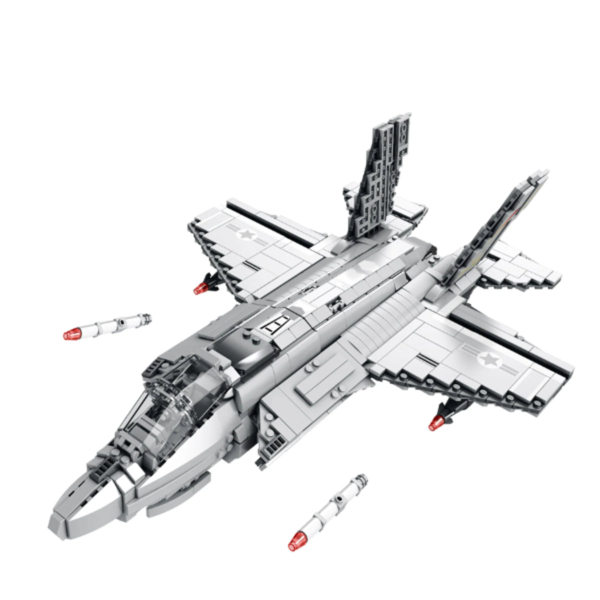 Reobrix 33021 Kampfjet Klemmbaustein Flugzeug 1600 Teile ab 14