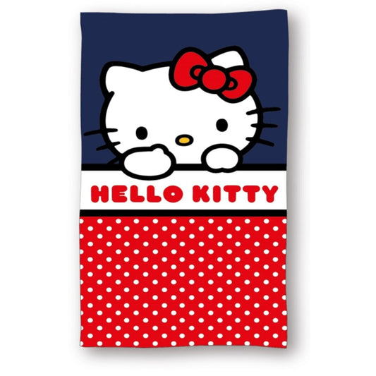 Hello Kitty Badehandtuch Strandtuch 70x140 cm aus Baumwolle – saugfähig & weich