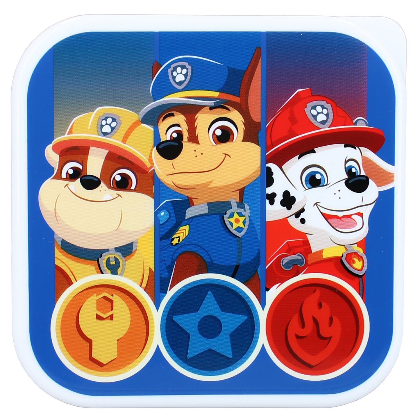 PAW Patrol Snackbox 3-in-1 – Brotdose Lunchbox Set für Schule & Kindergarten