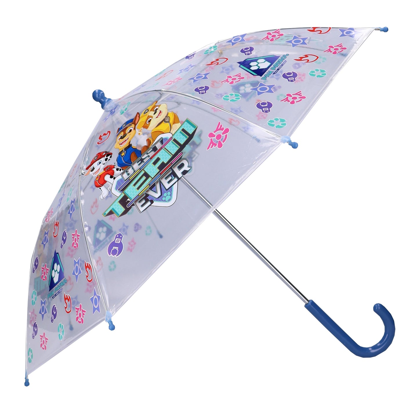Paw Patrol ⌀ 71 cm Regenschirm für Kinder mit einfachem Öffnungsmechanismus